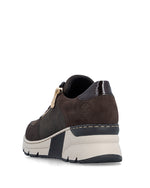 Rieker Wedge Trainer Brown/Gold