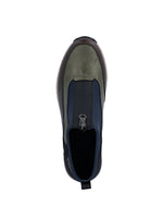 Rieker Ankle Boot with Front Zipper Black Navy Comb