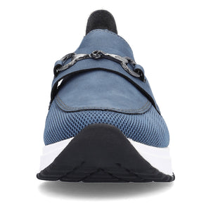 Rieker Low Wedge Loafer Atlantis Blue