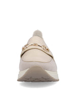 Rieker Low Wedge Loafer Beige Cream