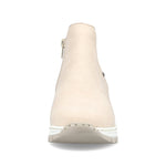 Rieker Wedge Ankle Boot Beige