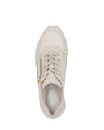 Rieker Wedge Zip Trainer Pebble