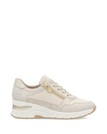 Rieker Wedge Zip Trainer Pebble