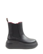 Heavenly Feet Nera Wedge Ankle Boot Black