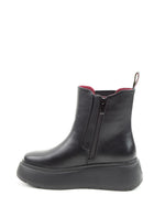 Heavenly Feet Nera Wedge Ankle Boot Black