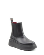 Heavenly Feet Nera Wedge Ankle Boot Black