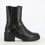 Regarde Le Ciel Paloma Mid Calf Boot Black