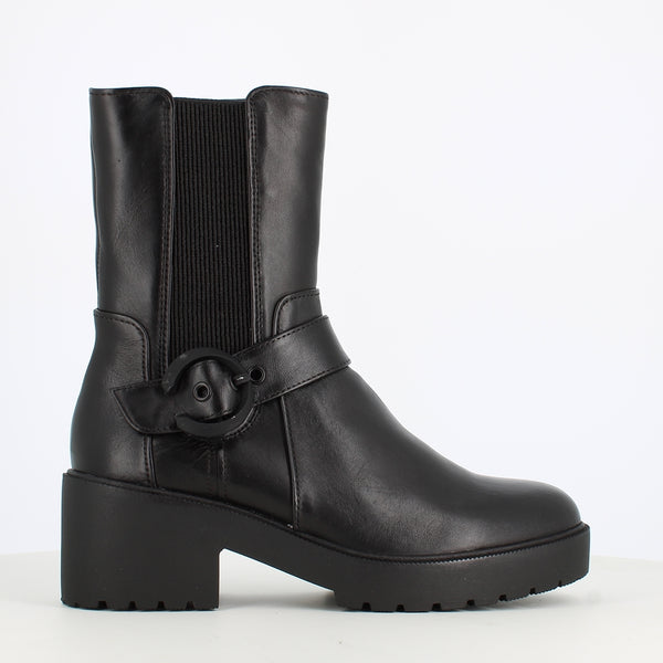 Regarde Le Ciel Paloma Mid Calf Boot Black