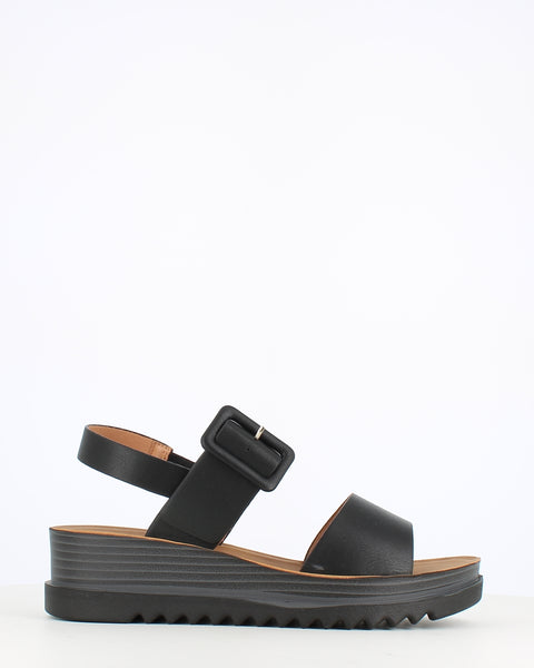 Heavenly Feet Pistachio Sandal Black