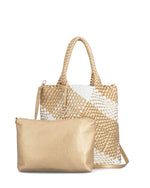 Remonte Large Shopper Gold/White