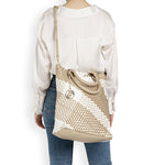 Remonte Large Shopper Gold/White