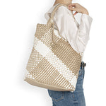 Remonte Large Shopper Gold/White