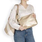 Remonte Large Shopper Gold/White