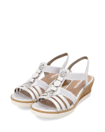 Remonte Strappy Wedge Sandal Ice/Silver