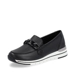 Remonte Low Wedge Loafer Black