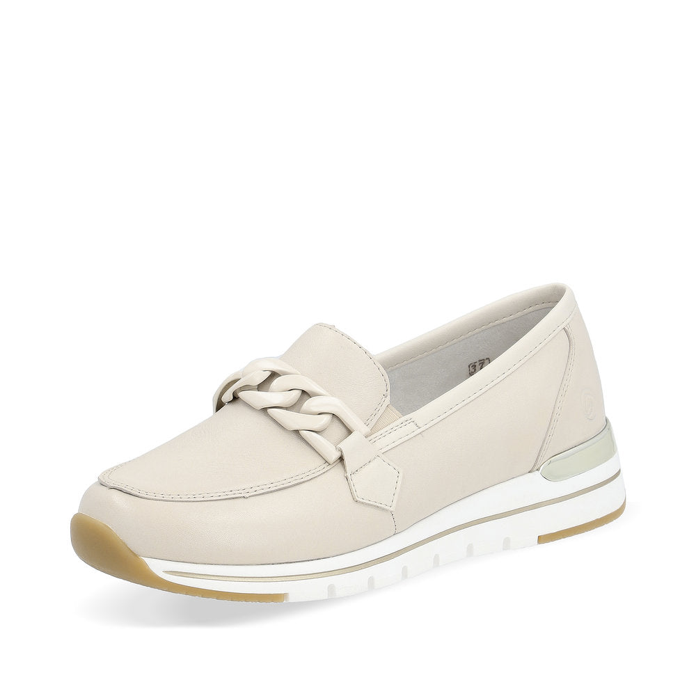 Remonte Low Wedge Loafer Porcelain