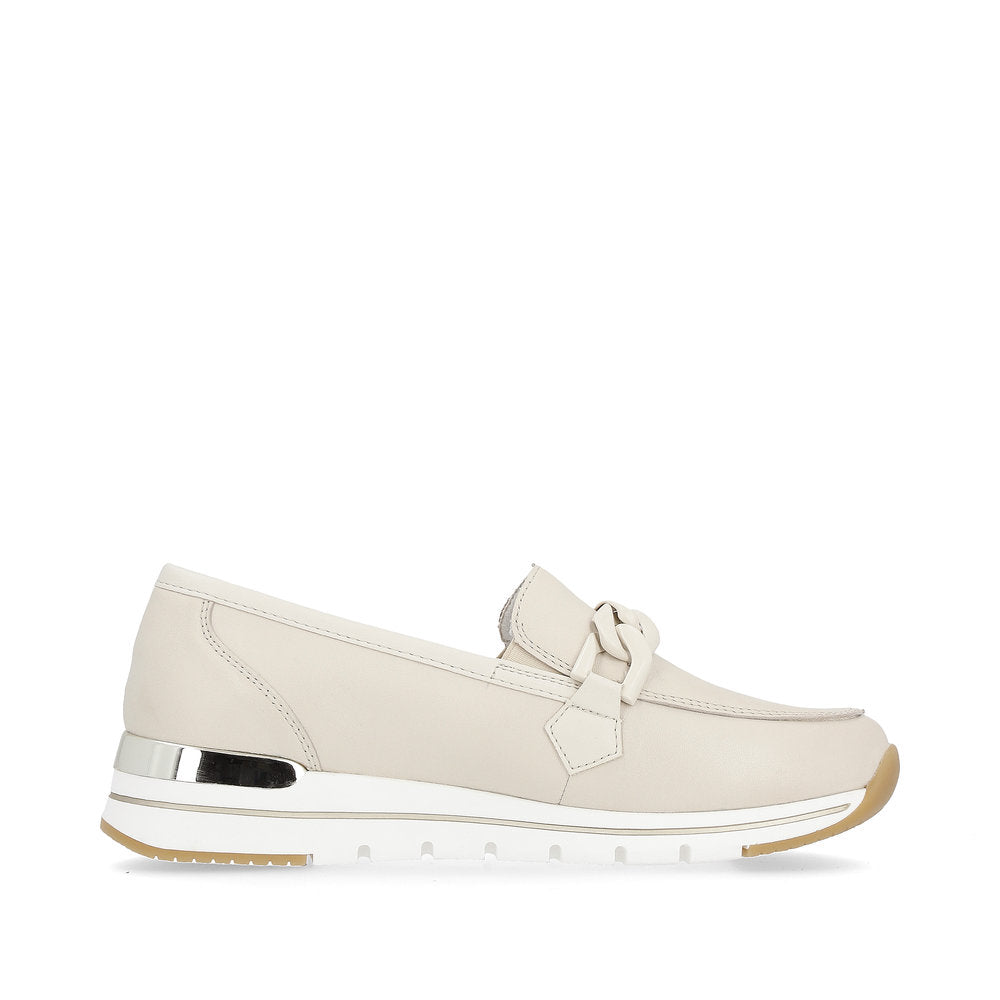 Remonte Low Wedge Loafer Porcelain