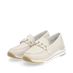 Remonte Low Wedge Loafer Porcelain