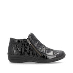 Remonte High Cut Shoe Black Patent