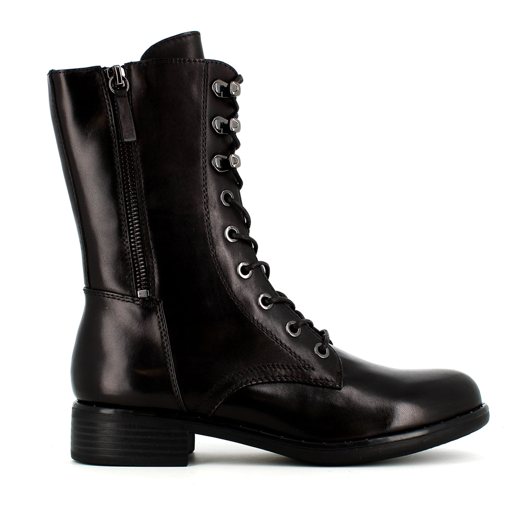 Regarde Le Ciel Roxana Mid Calf Boot Black