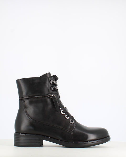 Regarde Le Ciel Roxana Laced Ankle Boot Black