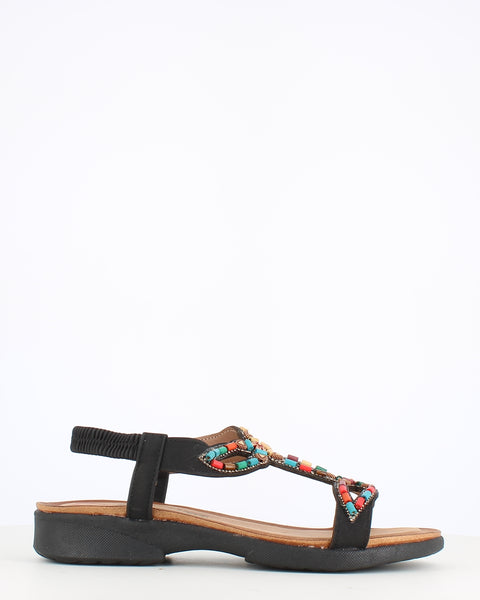 Heavenly Feet Radiant Sandal Black