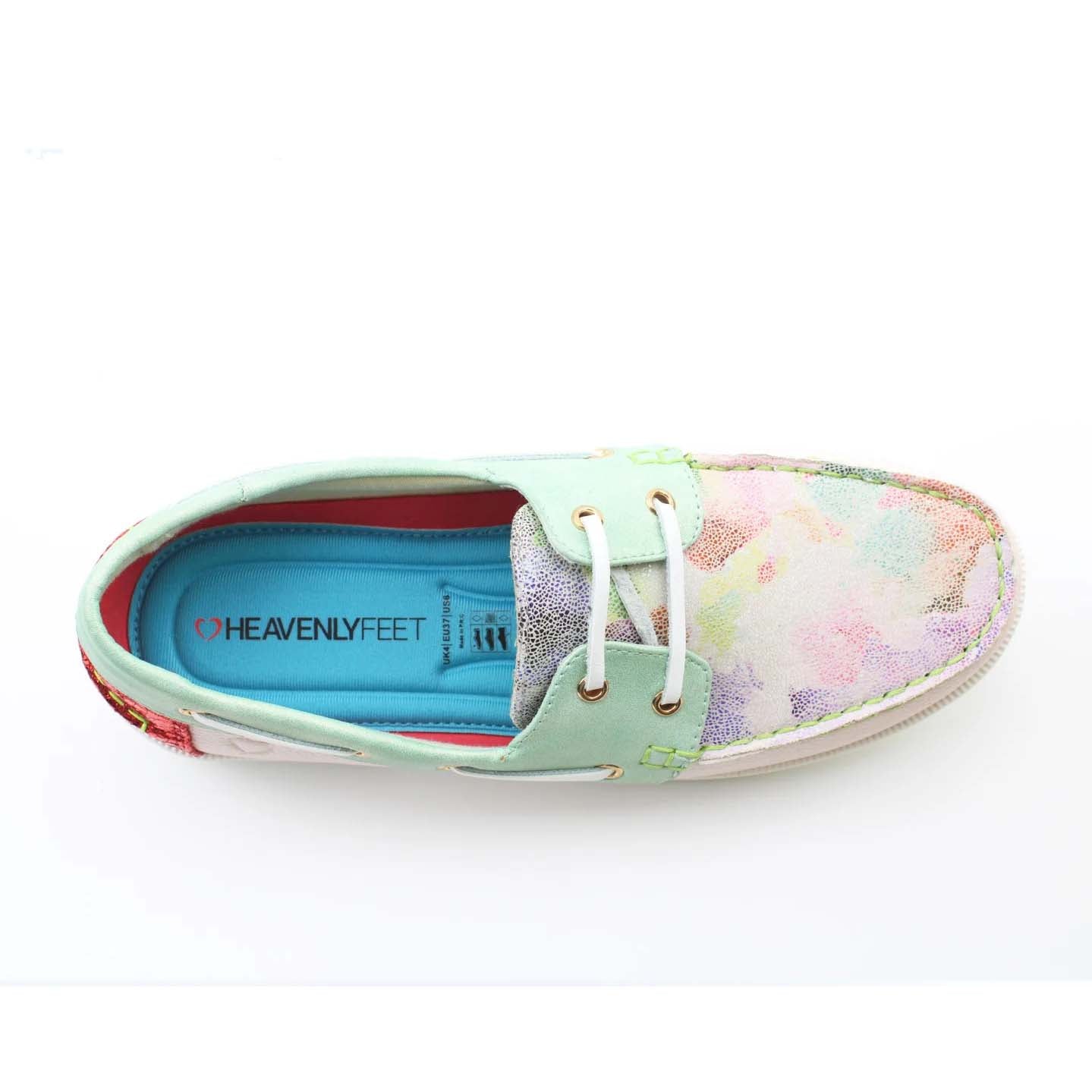 Heavenly Feet Shelly Floral Pink