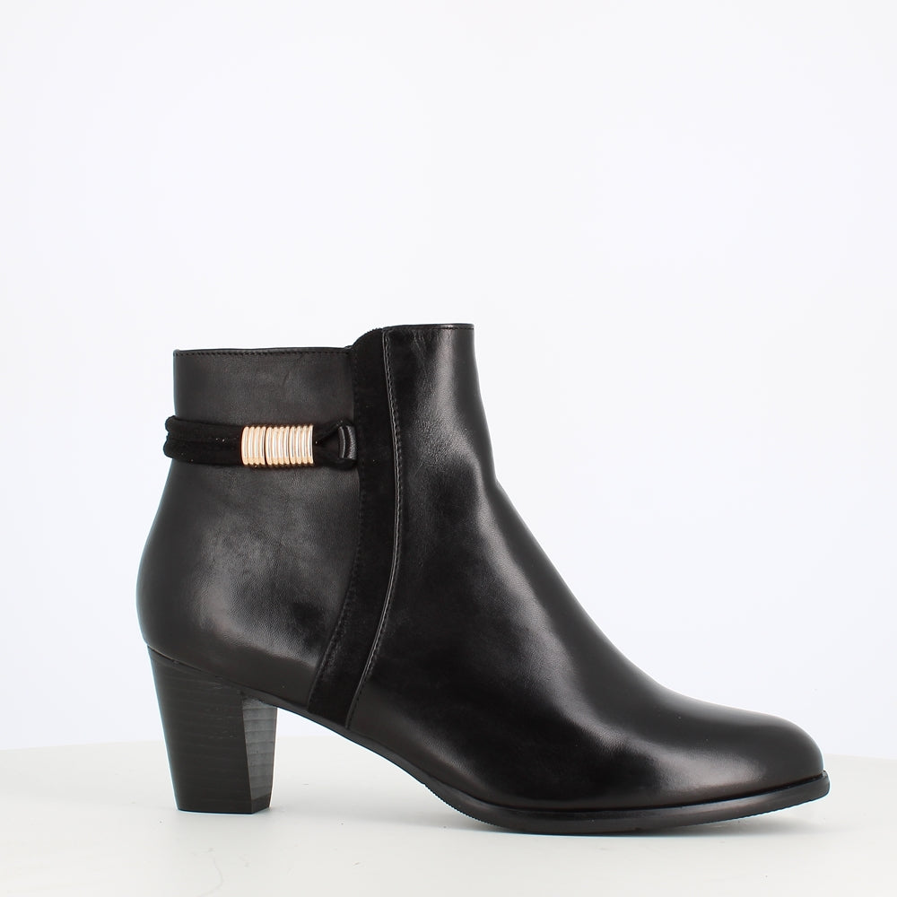 Regarde Le Ciel Sonia Ankle Boot Black Mix