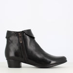 Regarde Le Ciel Stefany 03 Cuff Ankle Boot Black
