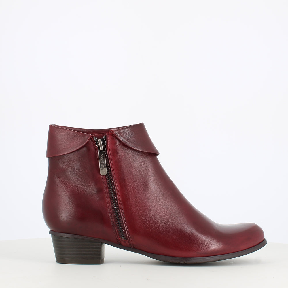 Regarde Le Ciel Stefany 03 Cuff Ankle Boot Sangria