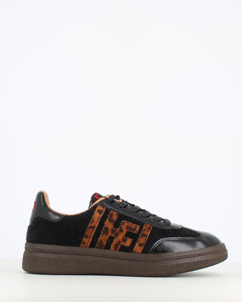 Heavenly Feet Steffi Trainer Leopard Black