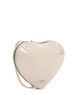 Tamaris Heart Shape Bag Patent Cream