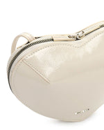 Tamaris Heart Shape Bag Patent Cream