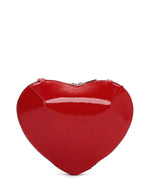 Tamaris Heart Shape Bag Patent Red