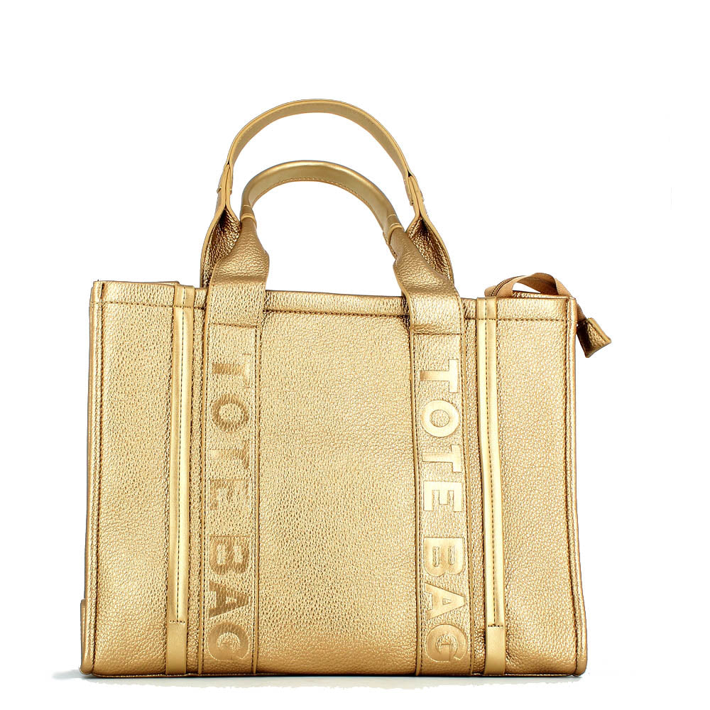 Cinders Edit Tote Bag Large Gold