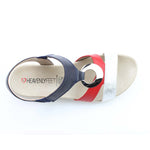 Heavenly Feet Trace Red/Navy/Silver