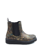 Heavenly Feet Triton Chelsea Ankle Boot Black/Bronze
