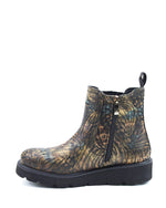 Heavenly Feet Triton Chelsea Ankle Boot Black/Bronze