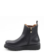 Heavenly Feet Triton Chelsea Ankle Boot Black/Leopard