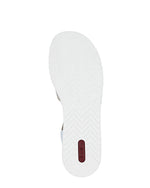 Rieker Shell Elasticated Sandals White/Beige