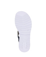 Rieker Wedge Nautical Sandal Navy