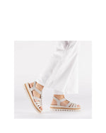 Rieker Summer Sandal Fog Glitter Silver