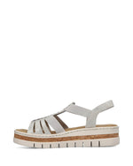 Rieker Summer Sandal Fog Glitter Silver