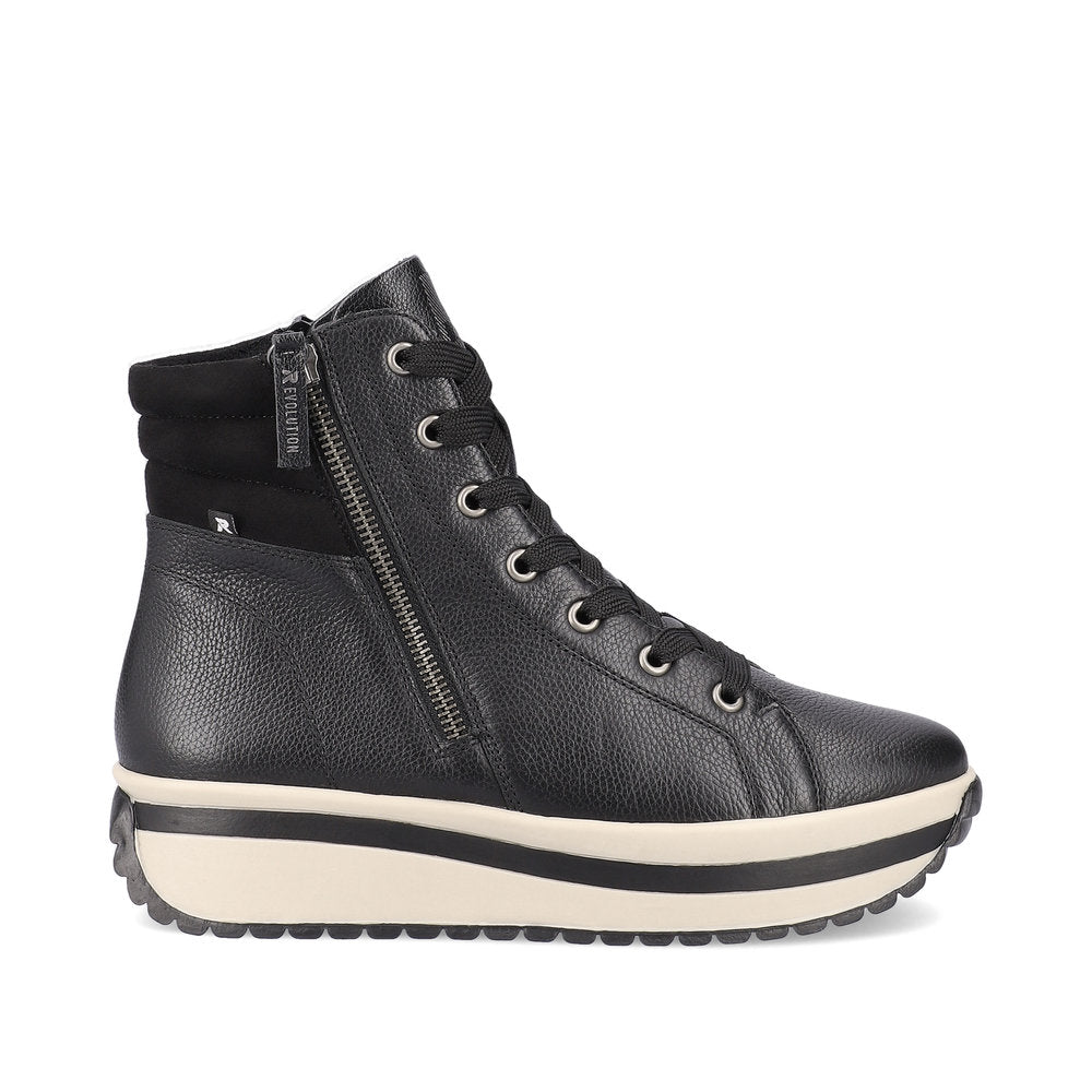 Rieker R-Evolution High Top Winter Boot Black