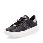 Rieker R-Evolution Flatfom Trainer Black Glitter