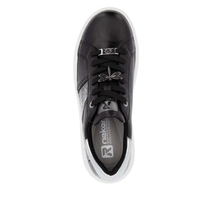 Rieker R-Evolution Flatfom Trainer Black Glitter