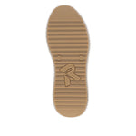 Rieker Sport Wedge Trainer Black Leopard Nut