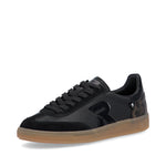 Rieker Classic Logo Trainer Black Antic Leopard