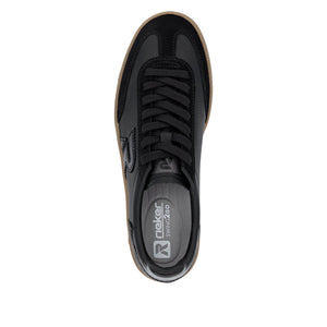 Rieker Classic Logo Trainer Black Antic Leopard