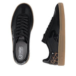 Rieker Classic Logo Trainer Black Antic Leopard